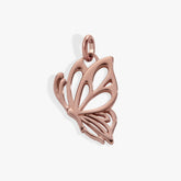 Goliath Openwork Butterfly Charm Rose Silver | Alex and Ani