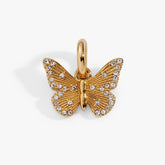 Butterfly + Crystal Interchangeable Charm Gold | Alex and Ani