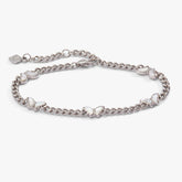 Butterfly Curb Chain Bracelet Stainless Steel Silver | Alex and Ani
