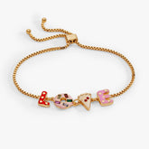 Sweet Shop LOVE Bolo Bracelet Gold | Alex and Ani
