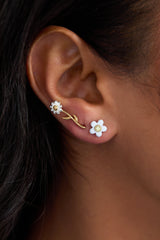 Daisy Earring Set of 3 Gold | Alex and Ani
