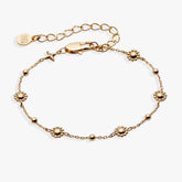 Floret Chain Bracelet Gold | Alex and Ani