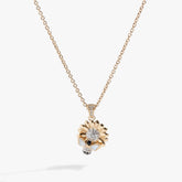 Sunflower & Bee Pendant Two Tone | Alex and Ani