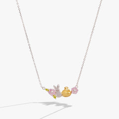 PEEPS® Precious Peepsake Necklace Two Tone Precious | Alex and Ani