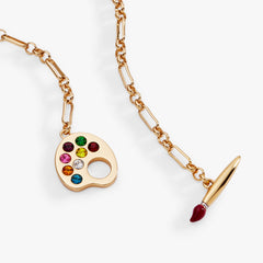 Painter Toggle Necklace Gold | Alex and Ani