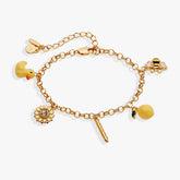 Crayola Sunglow Charm Bracelet Silver | Alex and Ani