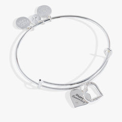 Anniversary Heart Bangle Shiny Silver | Alex and Ani