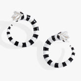 Beetlejuice® Hoop Earring Silver | Alex and Ani