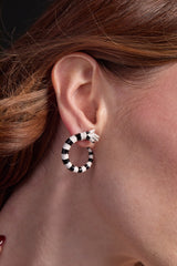 Beetlejuice® Hoop Earring Silver | Alex and Ani