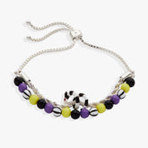 BEETLEJUICE™ Sandworm Beaded Bolo Bracelet Silver | Alex and Ani