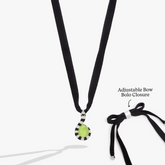 BEETLEJUICE™ Sandworm Ribbon Adjustable Pendant Silver | Alex and Ani