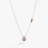 Crystal Bunny Pendant Necklace Silver | Alex and Ani