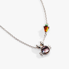 Crystal Bunny Pendant Necklace Silver | Alex and Ani