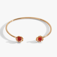 Farmers' Market Sunflower Flex Cuff Gold | Alex and Ani