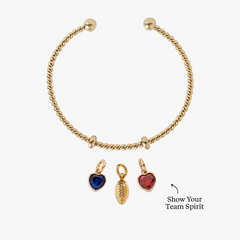 New England Red, White, and Blue Fan Charm Bundle | Alex and Ani