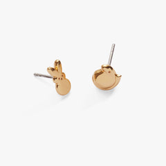 PEEPS® Bunny and Chick Stud Earrings Gold | Alex and Ani