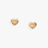 Sweethearts Tough Questions-stud XOXO Gold | Alex and Ani