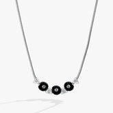 Magic 8 Ball™ Slider Charm Necklace Silver | Alex and Ani