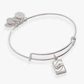 UNO™ “Trust No One” Charm Bangle Silver | Alex and Ani