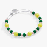 Barbie™ Tennis Beaded Charm Bangle Silver | Alex and Ani