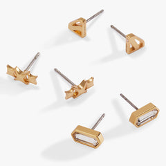 SUPERMAN™ Stud Set Gold | Alex and Ani