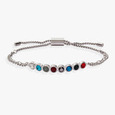 Daughter Acrostic Bolo Stainless Steel Gold | Alex and Ani