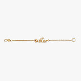 “Sister” Strand Stainless Steel Gold | Alex and Ani