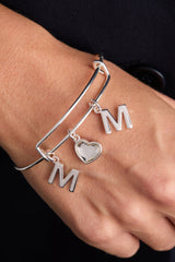 Crystal Mom Bangle Silver | Alex and Ani