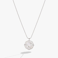 Sagittarius Zodiac Double-Sided Charm Necklace Silver | Alex and Ani