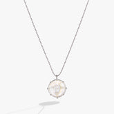 Capricorn Zodiac Double-Sided Charm Necklace Silver | Alex and Ani