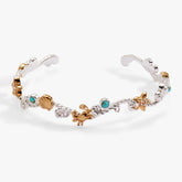 Whimsical Seaside Rope Cuff Two Tone - Stainless Steel | Alex and Ani