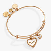 Mom Mother of Pearl Bangle Gold | Alex and Ani