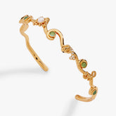 Whimsical Sea Creature Cuff Gold | Alex and Ani
