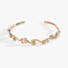 Whimsical Sea Creature Cuff Gold | Alex and Ani
