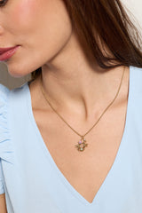 Birds of a Feather Enamel Pendant Gold | Alex and Ani