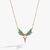 Fae Wings Fairy Pendant Necklace Gold | Alex and Ani