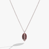 Football Spinner Pendant Silver | Alex and Ani