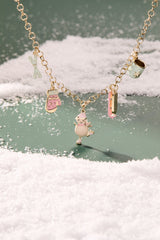 Winter Wonderland Multi Charm Necklace Gold | Alex and Ani