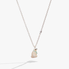 Polar Bear Pendant Necklace Silver | Alex and Ani