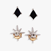 Moon Magic Celestial Earring set of 2 Two Tone | Alex and Ani