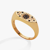 SOM - Evil Eye Signet Ring Gold | Alex and Ani