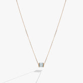 March Birthstone Precious Pendant Necklace 14kt Gold Over Sterling Silver | Alex and Ani