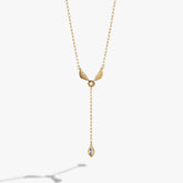 Harry Potter Golden Snitch Lariat Necklace 14kt Gold Over Sterling Silver | Alex and Ani