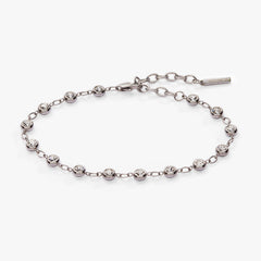 Crystal Pebble Chain Bracelet Stainless Steel Gold | Alex and Ani