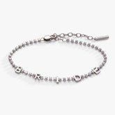 Bride Tennis Chain Bracelet Stainless Steel Silver | Alex and Ani