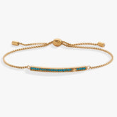 Birthstone Pave Bolo - December Stainless Steel Gold | Alex and Ani