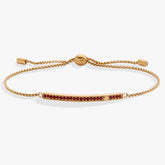 Birthstone Pave Bolo - January Stainless Steel Gold | Alex and Ani