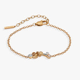 Aquarius Symbol Inline Bracelet Two Tone - Stainless Steel | Alex and Ani