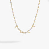 Love Tennis Necklace Gold | Alex and Ani