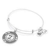 Number 2 Charm Bangle Bracelet Rafaelian Gold | Alex and Ani
